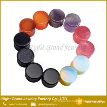 Natural stones for jewelry making body jewelry plug tunnels ear plug